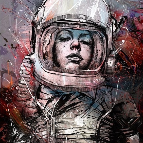 Astronaut Dangle Earrings(For Pierced)Ears Only - Picture 11 of 12